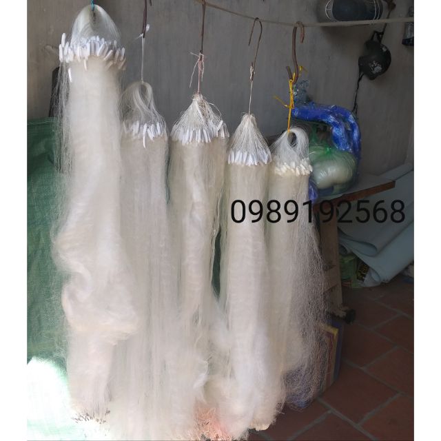 Lưới đánh cá 3 lớp then 1,5 cao 80cm dài 70m bắt cá rô diếc