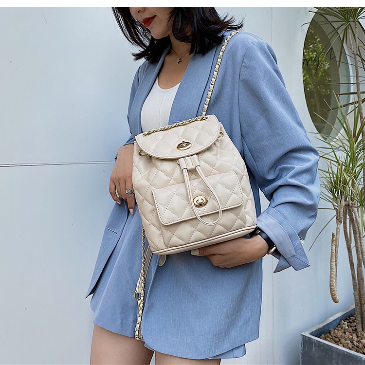 Ba Lô Đính Kim Cương Giả Đa Năng Phong Cách Cổ Điển Thời Trang Cho Nữ