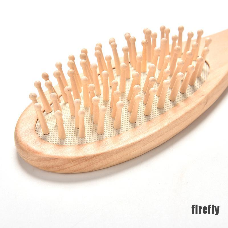 (Hàng Mới Về) Lược Gỗ Mát Xa Da Đầu Cải Thiện Da Đầu