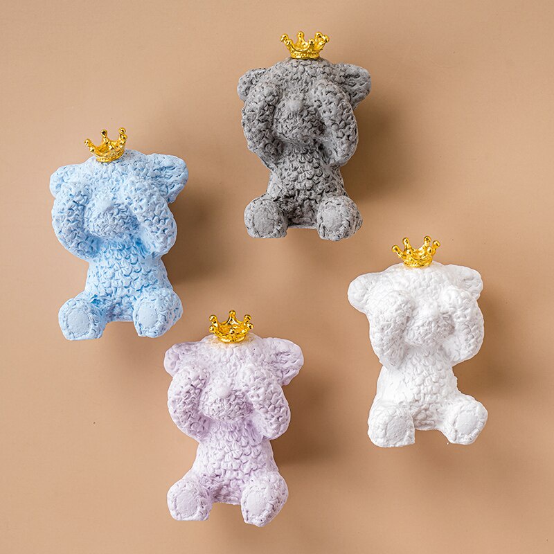 Phụ Kiện Trang Trí Bánh Kem Hình Gấu Hoạt Hình Dễ Thương