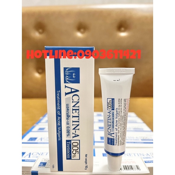 Kem Acnet Retin A loại bỏ mụn ,Mụn Ẩn, chống Lão Hóa da , {Thái Lan} 10g