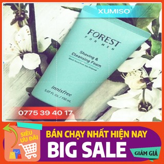 Sữa rửa mặt Nam Innisfree -  Forest For Men Shaving & Cleansing Foam 150ml