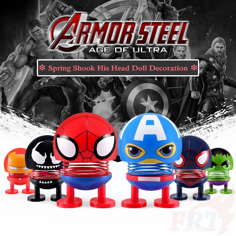 1 Mô Hình Siêu Anh Hùng Marvel Avengers Spring Shook His Head Trang Trí Xe Hơi
