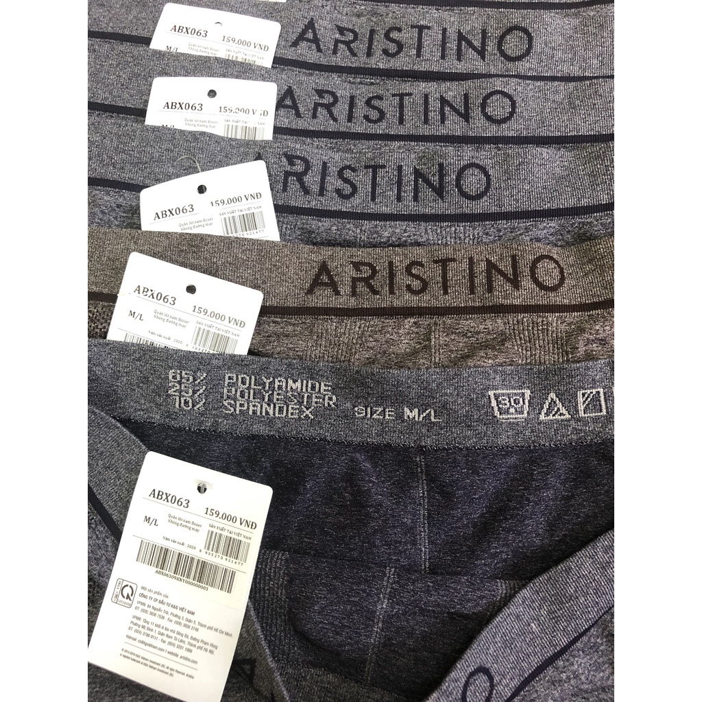 Combo 3 Sịp dệt Boxer ❤️FREESHIP❤️ Quần Sịp đùi Nam ARISTINO sợi tre kháng khuẩn cao cấp, Chính hãng