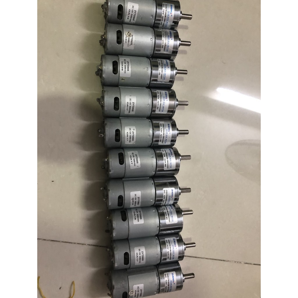 Mô tơ giảm tốc 12v 80 r min
