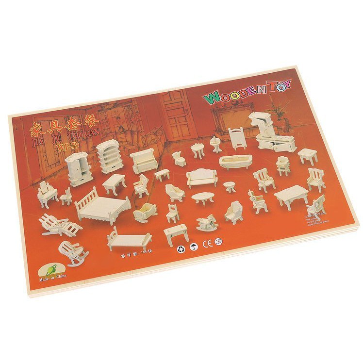 Đồ Chơi Lắp Ráp Gỗ 3D Wooden Toy