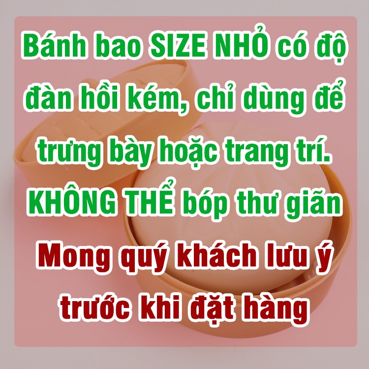 Đồ chơi giảm stress mô hình bánh bao mềm dẻo vận động giúp giải toả căng thẳng