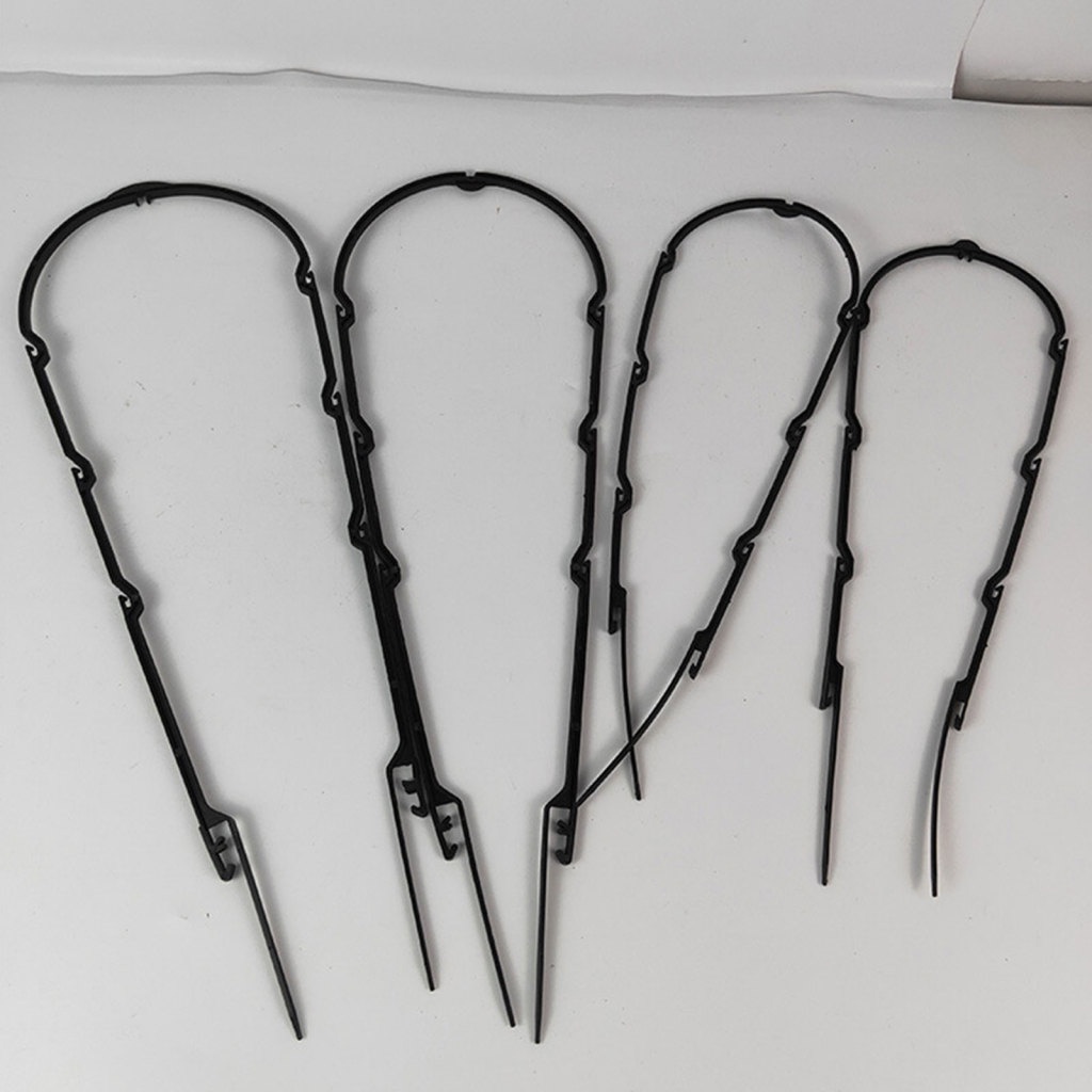 [Hàng Có Sẵn] Giá Đỡ Chậu Cây Dây Leo Bằng Nhựa Màu Đen Đơn Giản Trang Trí Sân Vườn