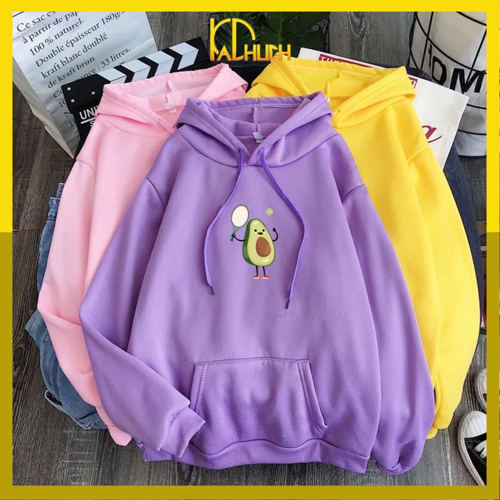 ÁO HOODIE IN QUẢ BƠ TENNIS