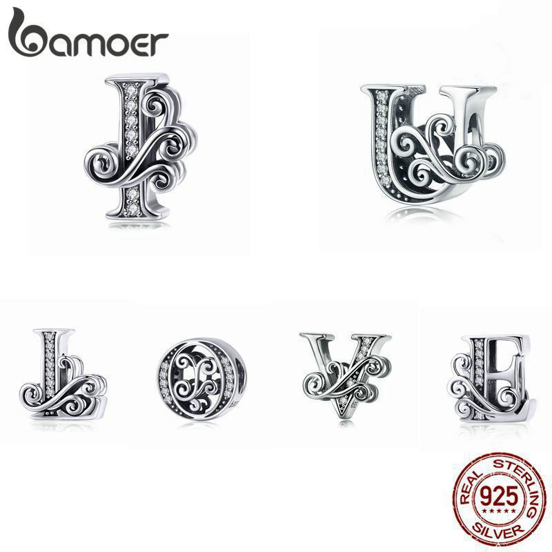 Hạt Xỏ Vòng Tay Bamoer BSC030 Mạ Bạc Nguyên Chất Dùng Để Làm Trang Sức