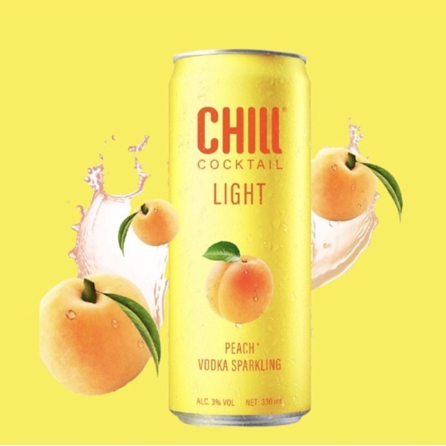 Thùng 6 lon Chill Cocktail mix vị 330ml/lon