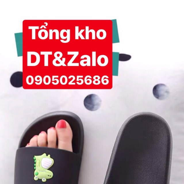 [HOÀN 100% NHẬP MSBACH05]  DÉP THỜI TRANG MÈO /KHỦNG LONG SIÊU HOT