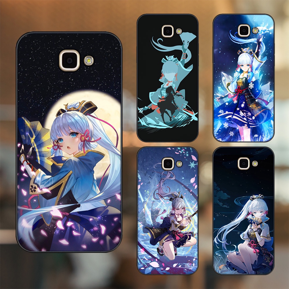 Ốp lưng Samsung A9 Pro viền đen in hình Ayaka Genshin Impact