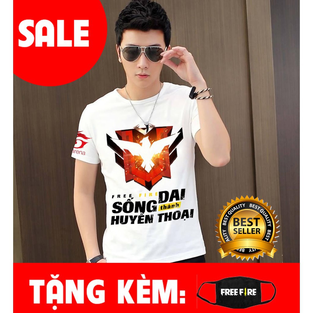 🔥HOT🔥 🔥FLASH SALE🔥 Mẫu áo thun Free Fire đẹp giá cực rẻ