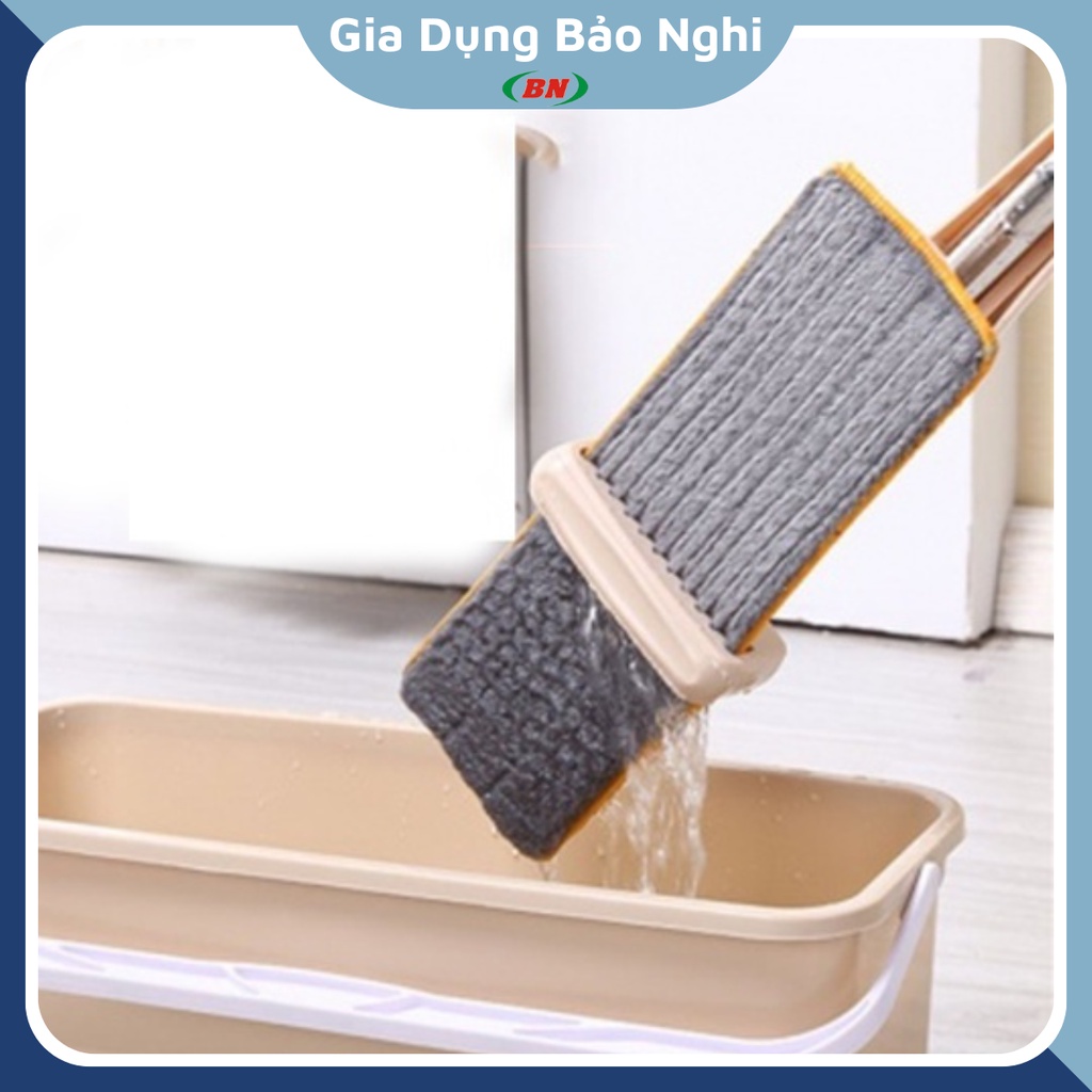 Cây Lau Nhà Thông Minh Tự Vắt Spin Mod Xoay 360 Độ Nhẹ Nhàng Lau Sạch Bụi Bẩn Tặng 1 Bông Lau