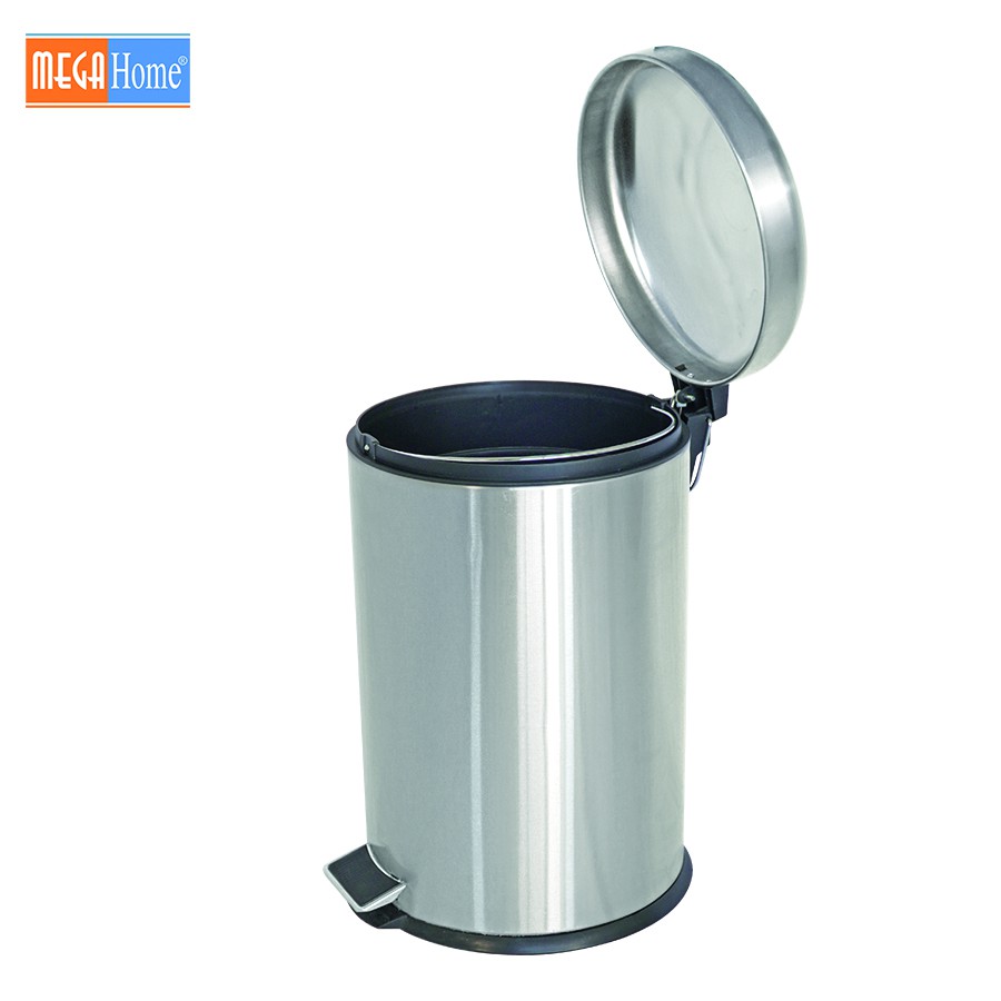 Thùng rác Inox Megahome nắp vòm 20L