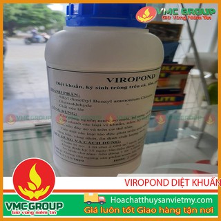 Viropond - diệt khuẩn, ký sinh trùng trên cá, tôm, giảm tảo trong ao