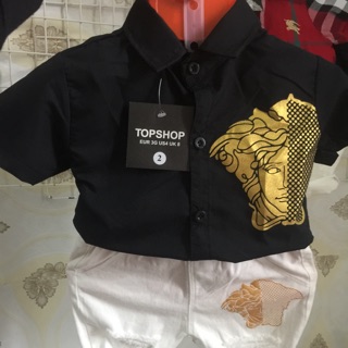 Freeship 99k TQ_Sét sơ mi ver sace và 2 áo phông