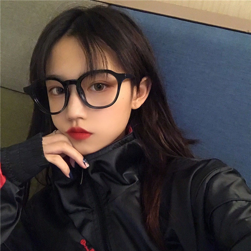 Kính Mắt Gọng Đen Chống Tia Sáng Xanh/ Ánh Sáng Xanh Thời Trang Hàn Quốc Cho Nữ
