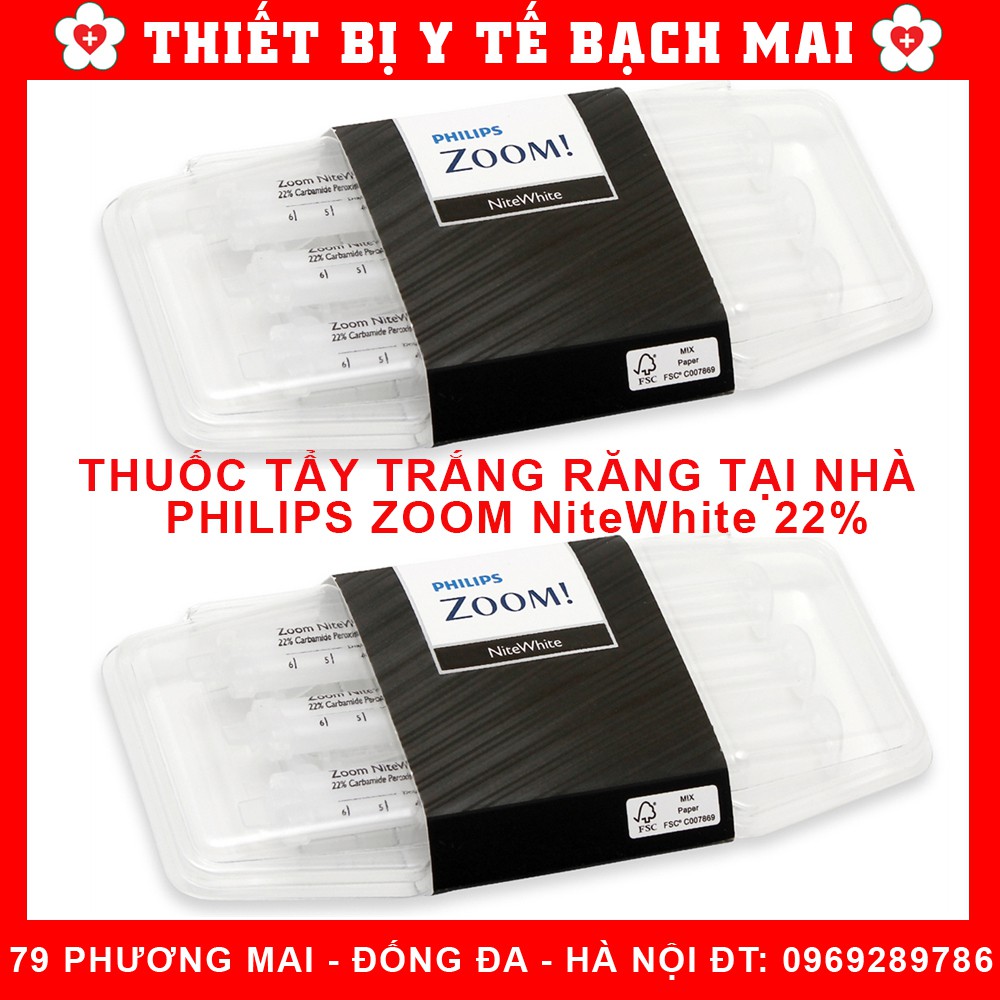 Gel Tẩy Trắng Răng Tại Nhà Philips Zoom NiteWhite 22% [01 Ống]