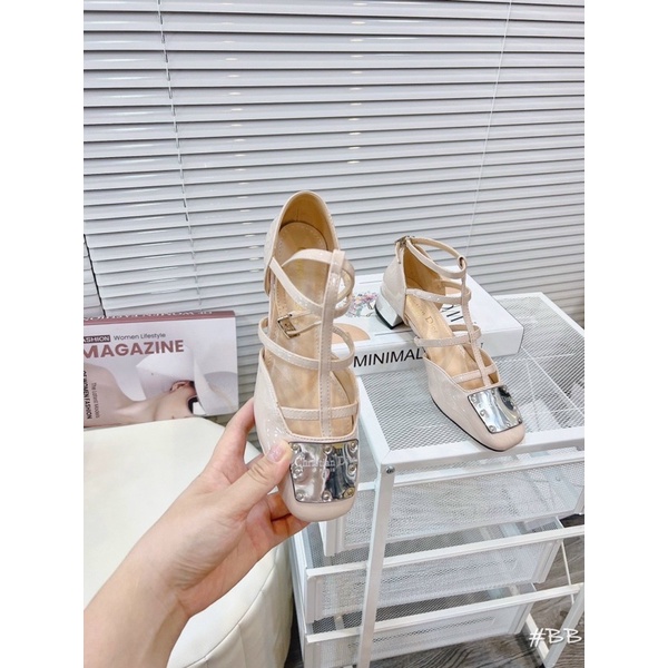 Sandal Dior Giọ Nude Ghi Full Size 35-39  -  By Anh Dinh Phuong