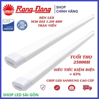 Đèn led bán nguyệt Rạng Đông M36 dài 0.6m và 1.2m, ánh sáng trắng SIÊU SÁNG, SIÊU TIẾT KIỆM ĐIỆN