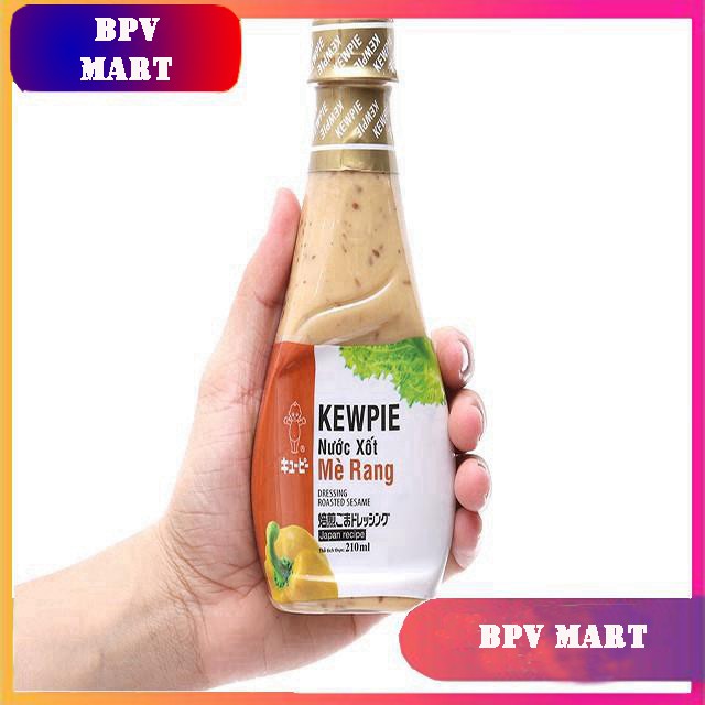 Nước sốt mè rang Kewpie chai 210ml - KEWPIE - NƯỚC SỐT SALAD - NƯỚC TRỘN SALAD  - NƯỚC CHẤM THỊT - BPMart - BPV Mart