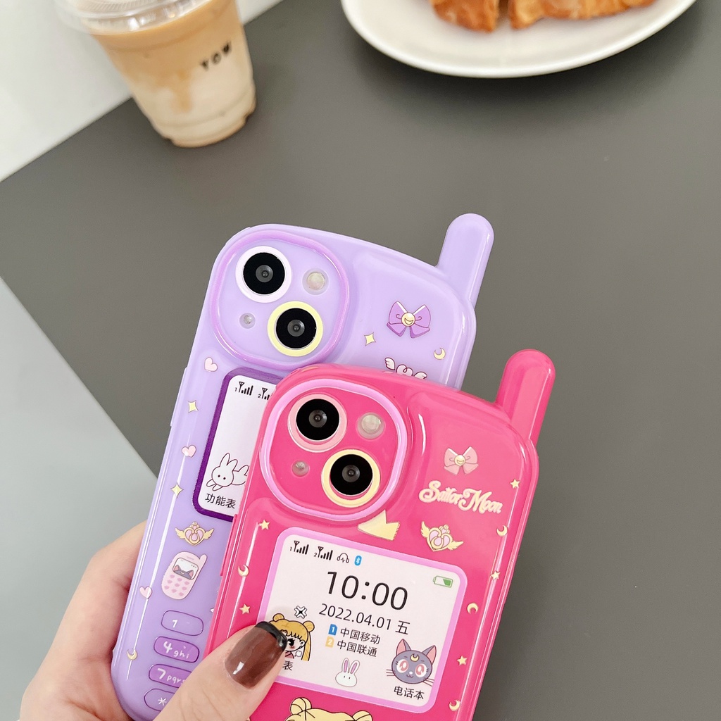 Ốp Điện Thoại Tpu In Hình Chó Hồng Thiết Kế Thời Trang Chống Sốc Cho iPhone 14 / 13 / 12 / 11 / XS