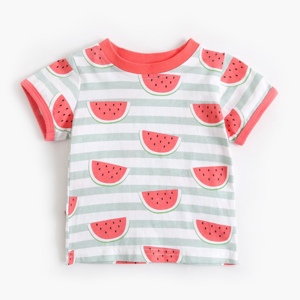 Set áo thun + quần short Sanlutoz chất liệu cotton thời trang mùa hè cho bé