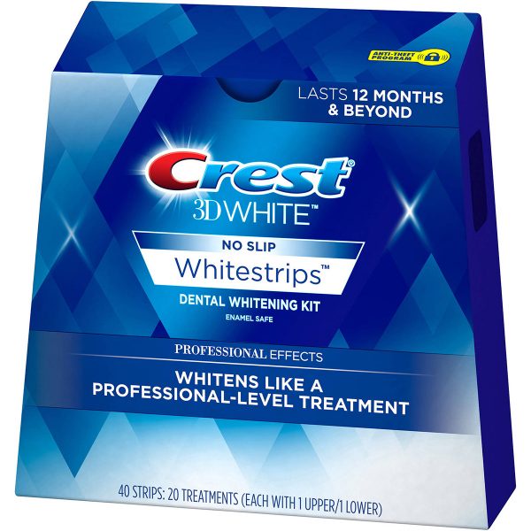 Hộp 20 Miêng Dán Trắng Răng Crest 3D White Whitestrips Professional Effects 40 Strips 20 Treatments