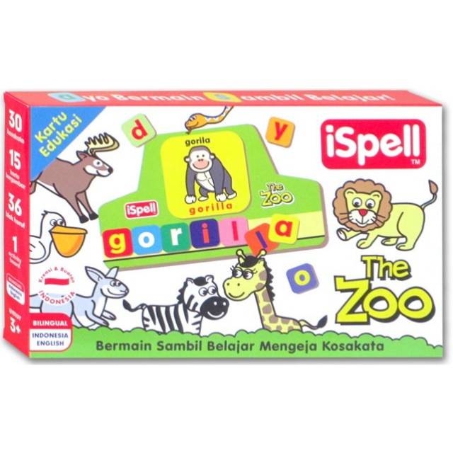 Bộ Trò Chơi Littlenan.edustore - Ispell The Zoo / Spelling