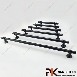 Tay nắm tủ cổ điển màu đen mờ NK207-DM ( Màu Đen Mờ)
