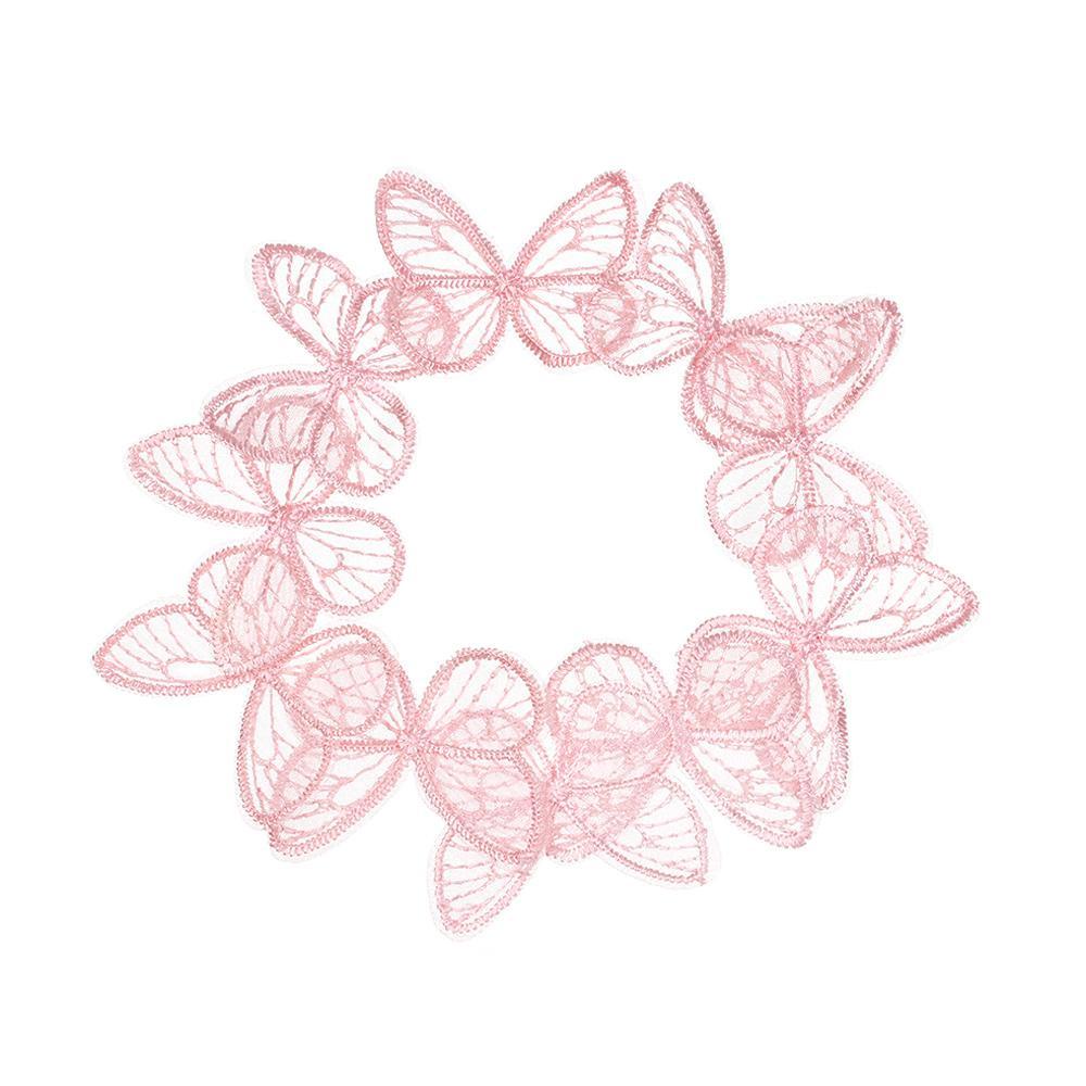 PINEVN Set 10 Tấm Vải Ren Polyester Hòa Tan Trong Nước Dùng May Quần Áo