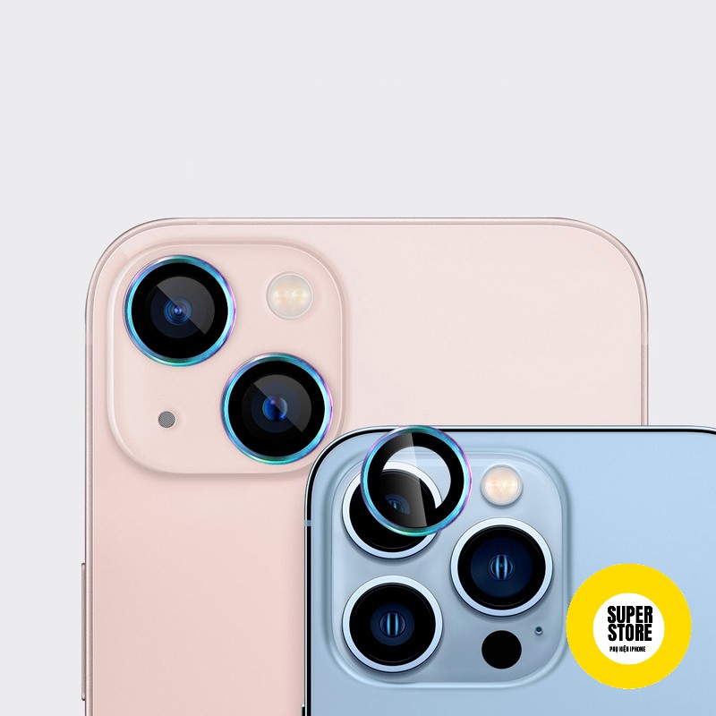 Cường lực camera kính saphire viền Titan dành cho iPhone 13/ 13 Pro/ 13 Promax/ 12 Mini/ 12 Max/ 12 Pro/ 12 Promax
