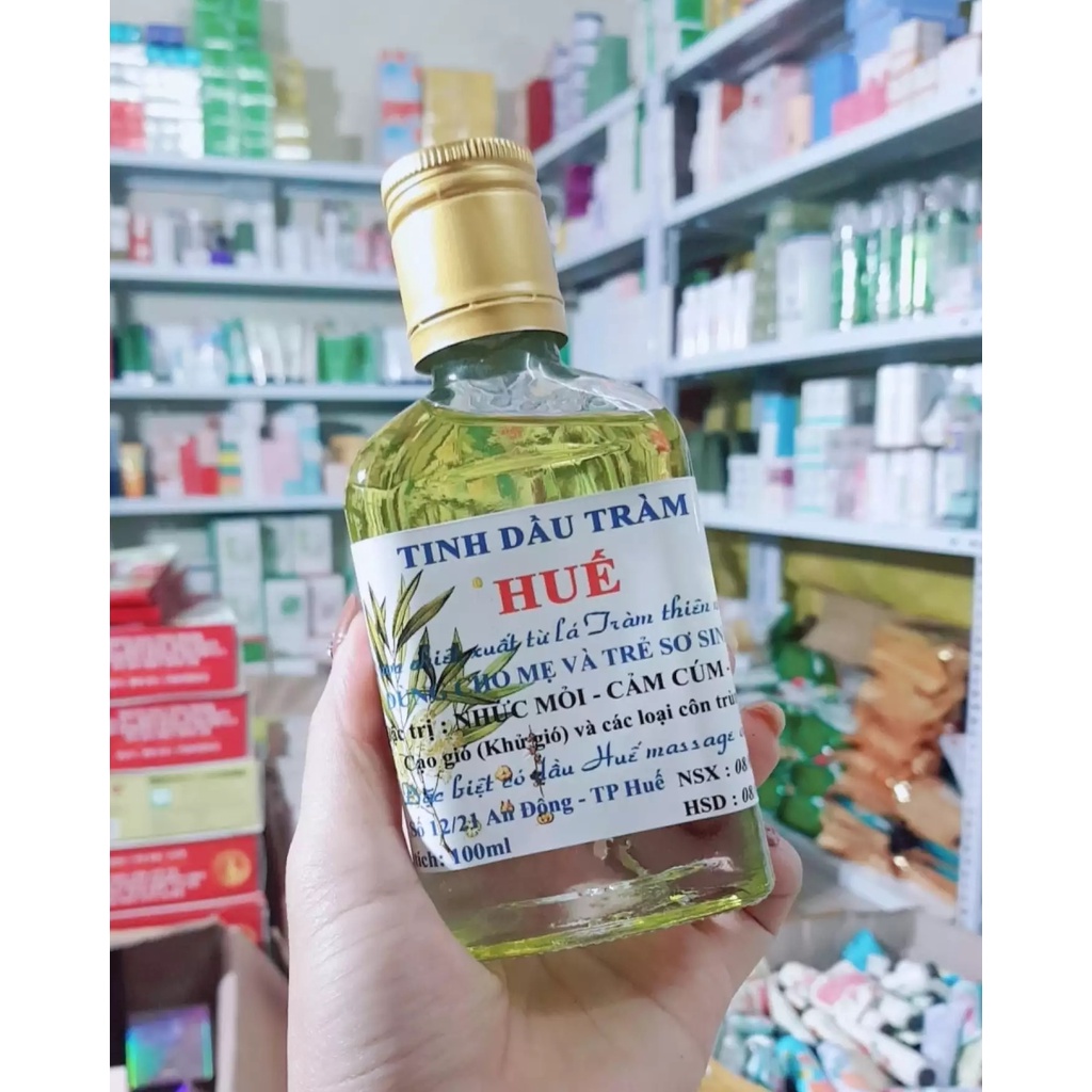 ✅ Tinh dầu tràm huế nguyên chất 100ml tinh dầu chàm cho bé baby oil massage