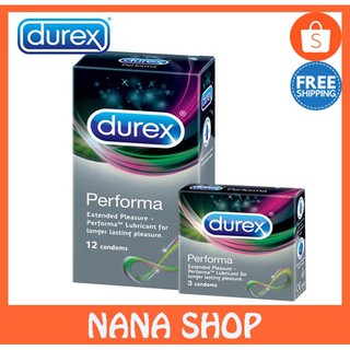 Bao Cao Su Durex Performa Kéo Dài Thời Gian Quan Hệ - Nana Shop (DKSH)