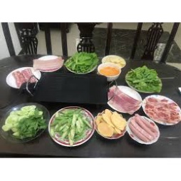 Bếp VỈ Nướng Điện BBQ Không Khói Chống Dính Sunhouse SHD4607 - Hàng chính hãng bảo hành 12 tháng