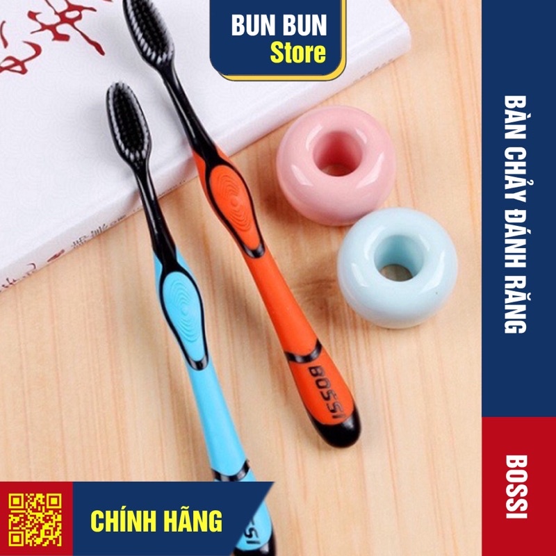 Bàn chải đánh răng than tre hoạt tính - Bossi Hàn Quốc – Chính hãng 100%