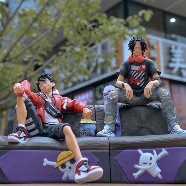 Mô hình figure nhân vật Luffy - ACE - Zoro trong One Piece