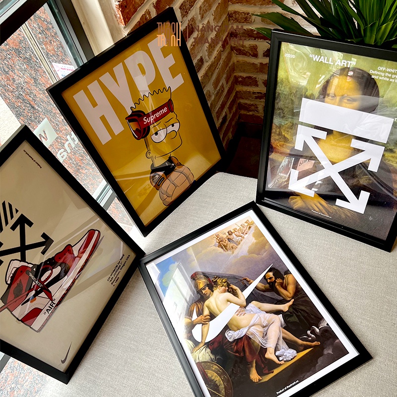 Tranh Hypebeast-Giày Yeezy,30x40, 40x50 - Siêu HOT 2022 - Độc Lạ, Trang Trí Phòng Hypebeast, Sneakerhead