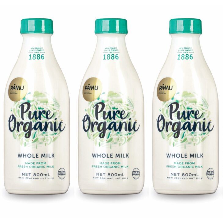 Sữa tươi tiệt trùng hữu cơ Pamu - Pure Organic 800ml