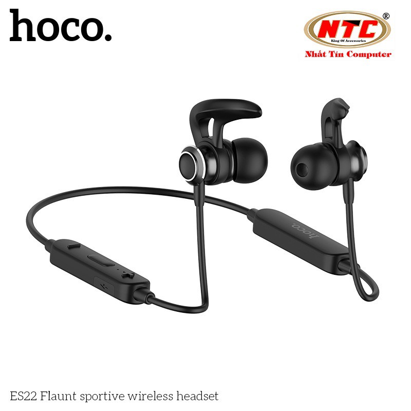 Tai nghe bluetooth thể thao Hoco ES22 Flaunt V4.2 - Hãng phân phối chính thức