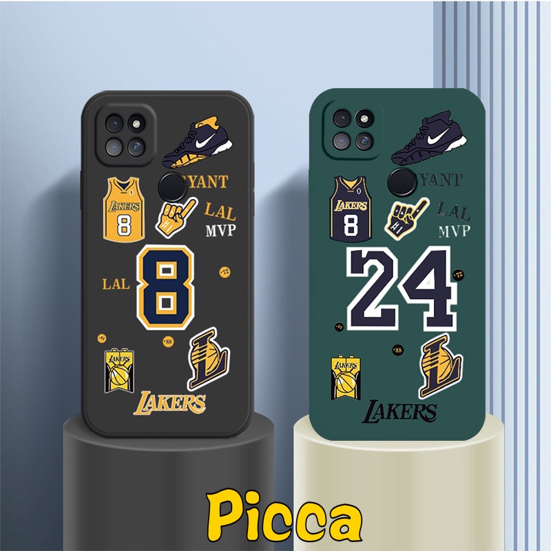 Ốp điện thoại mềm họa tiết Nba Lakers Kobe thích hợp cho Iphone 11 13 12 Pro Max 7Plus 8Plus Xr XS X 6s 6 plus