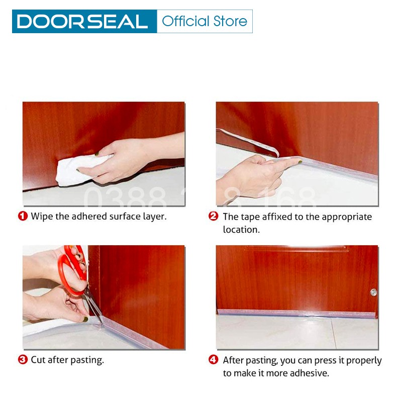 Ron dán chân cửa chống bụi chống côn trùng Doorseal™ (Vietnam)