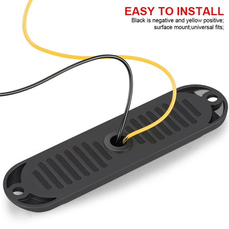 Đèn tín hiệu 6 bóng LED 12-24V chống nước cho xe hơi tùy chọn màu sắc