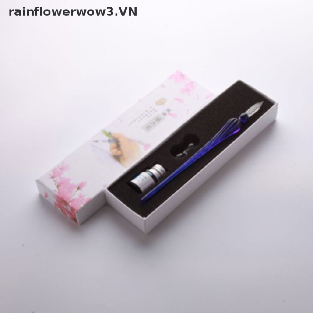 1 Bút Mực Nước Bằng Kính Phong Cách Vintage