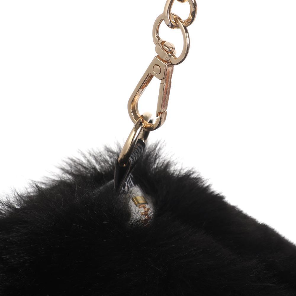 Túi Đeo Chéo Bằng Lông Nhung Kích Cỡ Lớn Thời Trang