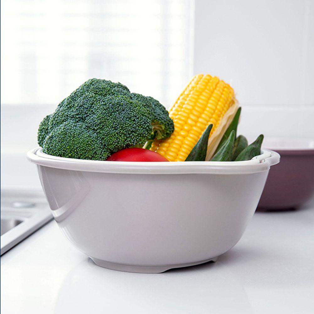 Dụng Cụ Lọc Nước Trái Cây Elsworth ​ Rổ Rửa Rau Củ Quả Bằng Nhựa