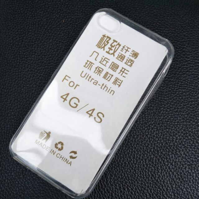 Ốp lưng dẻo trong suốt cho iphone 4/4s