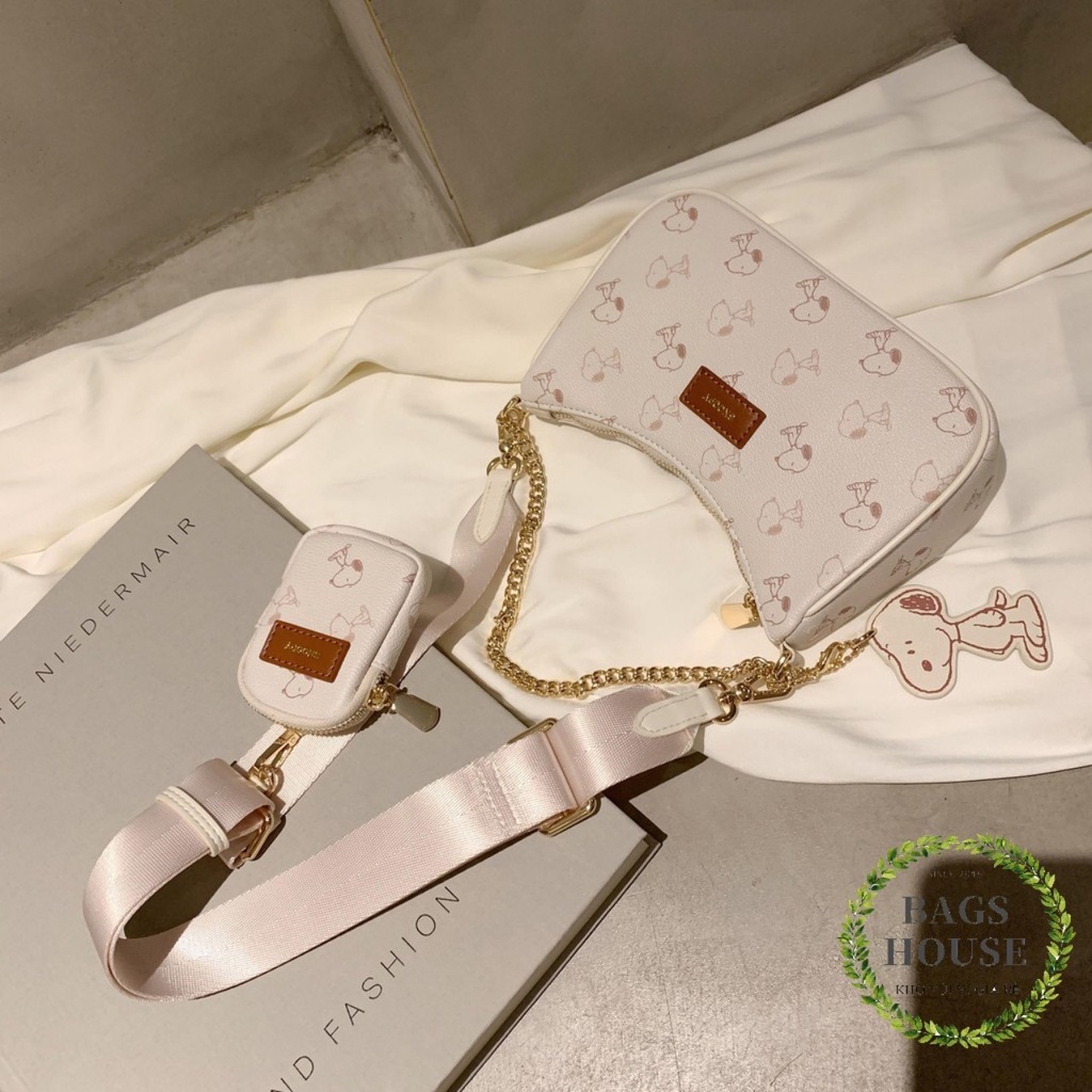 Túi kẹp nách Ngọc Trinh túi xách nữ đeo vai kèm ví nhỏ siêu hot mẫu mới nhất PDA01